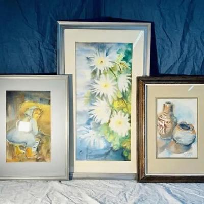 Esther Jones Watercolor paintings 