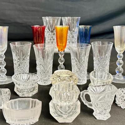 Godinger Dublin cut crystal shot glasses, Champagne Flutes + More! 
