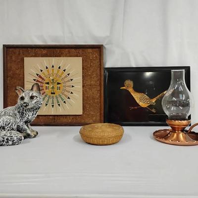 Southwestern & Vintage Decor 5-Piece Lot