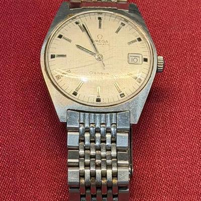 Vintage Omega Genève Automatic Stainless Steel Watch – Working – Date – Authenticated