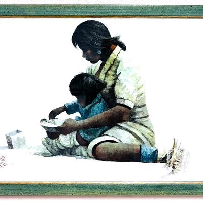 "Wood River Mother and Child" by Eustace Paul Ziegler