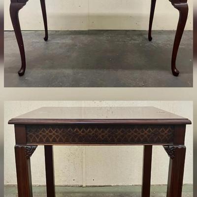 Queen Anne Style Writing Desk and Wildwood Interiors Side Table