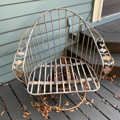 MCM Homecrest Dogwood Flower Barrel Chair Model HC2354