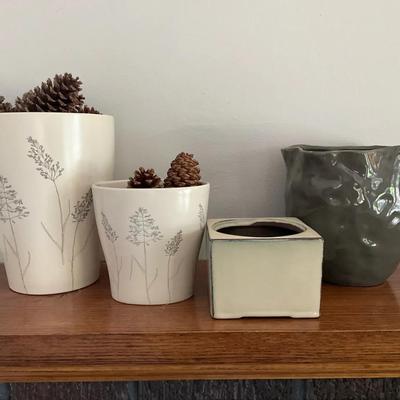 Various Clay Pottery Vases