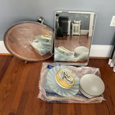 Bathroom Mirrors & Light Fixtures