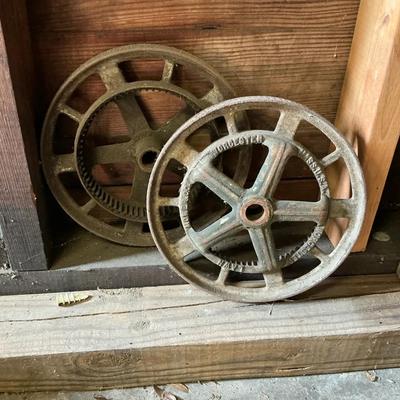 Antique Cast Iron Wheels