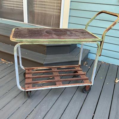 Rolling Cart Rusty Crusty