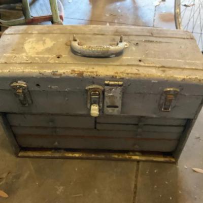 Vintage Union Steel Tool Chest