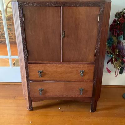 Antique Tall Boy Chest 