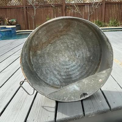 Galvanized Hanging Wall Planter