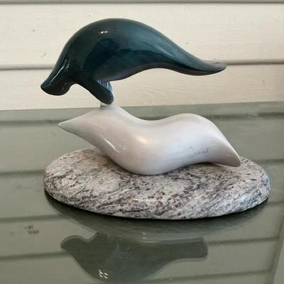 Playful Manatee By Werner Holzbaur