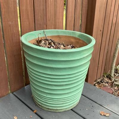 Sea Foam Green Clay Pot
