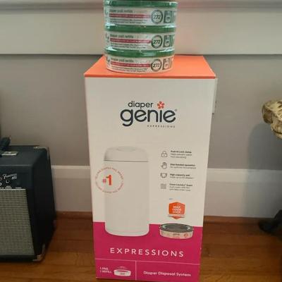New Diaper Genie With Diaper Pail Refills