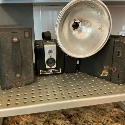 Brownie Hawkeye Cameras Lot Of 3