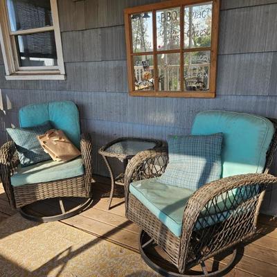 Sale Photo Thumbnail #8: Outdoor Chairs and small table