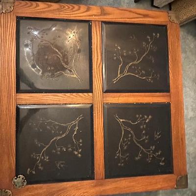 Bassett Chinoiserie Cocktail table with inlay