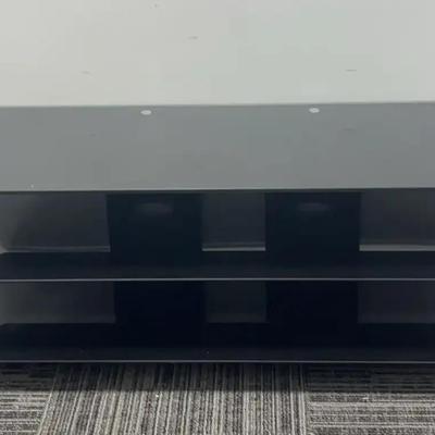Metal&Glass 3-Tiered TV Stand by Tech Craft