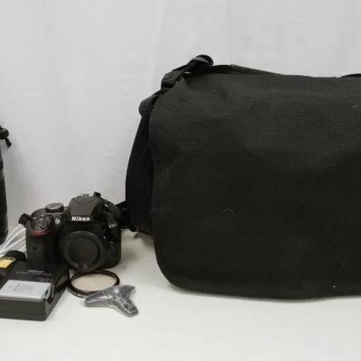 Nikon D3400 Digital Camera with Lenses in Case