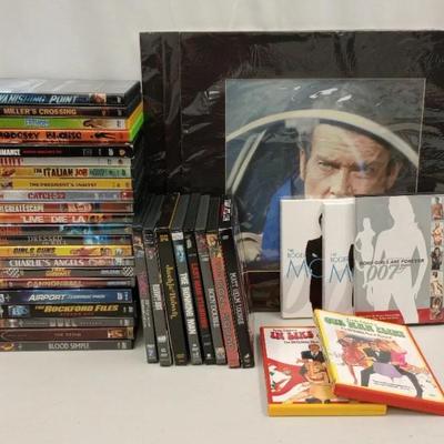 Action and Spy Films on DVD feat James Bond