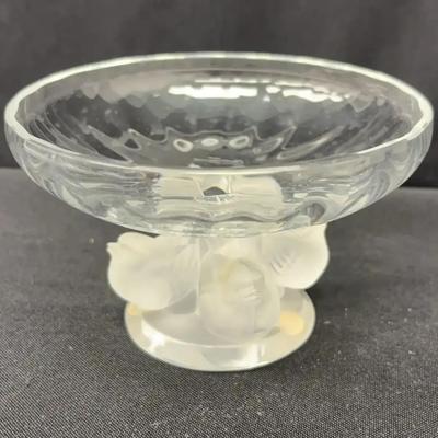 Lalique Nogent Footed Bowl