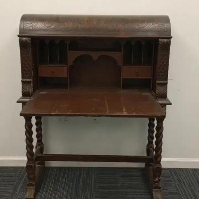 Vintage Wood Secretary