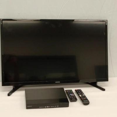Samsung 32" Full HD Smart LED TV and Sony 4K UHD Upscale Blu-ray/DVD Player