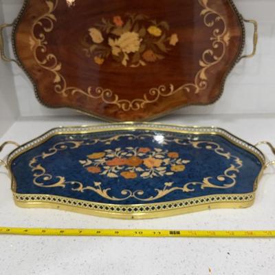 Two Serving Trays