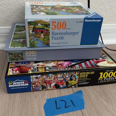 Lot Of 3 Puzzles