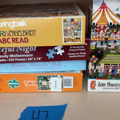 Lot Of 5 Puzzles