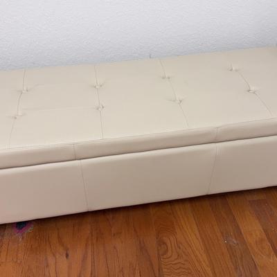 PLeather Storage Bench 50 X 19 X 16