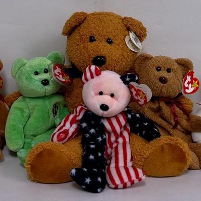 Vintage "Beanie Baby" Bears - Rare Collection