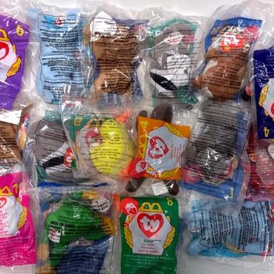 Retro "Teenie Beanie Babies," McDonald's Happy Meal Collection