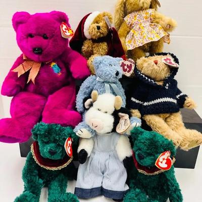 Vintage “Ty Attic Treasures” Rare Jointed Bears and More