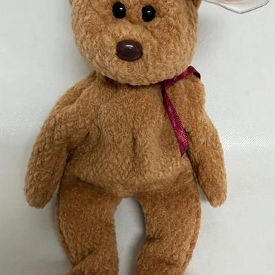 Curly the Bear “TY Beanie Baby”
