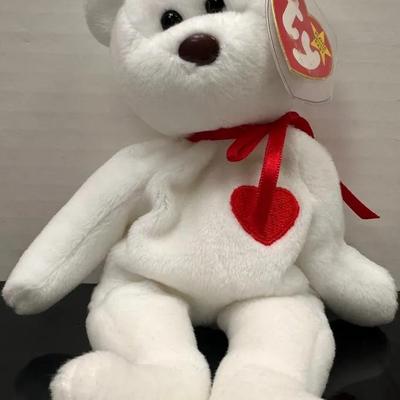 Ty Beanie Baby “Valentino” Bear