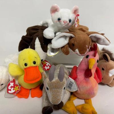 “TY Beanie Baby” Farm Animals 