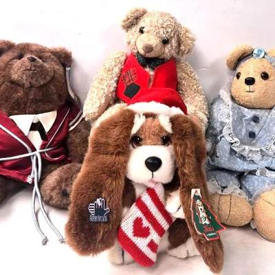 "Hallmark" Teddy Bear, "Applause" Santa Puppy, and More