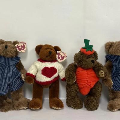 Charming "Beanie Baby" Bear Collection