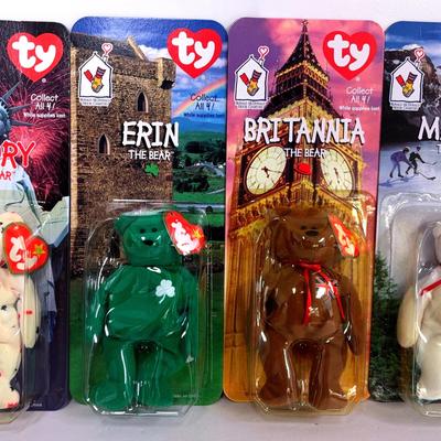 Mint and Rare "Ty Beanie Babies" Set 