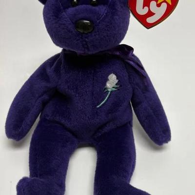"Ty Princess Diana Bear Beanie Baby" - Rare 1997 Collectible