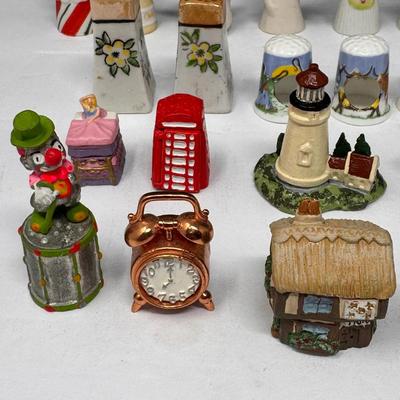 Large Assorted Collector Thimble Bundle