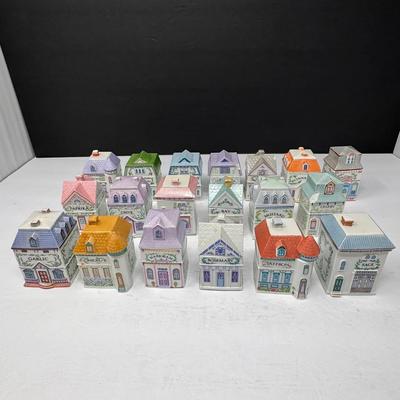 Lenox “Spice Village” Fine Porcelain Canister Collection (1989)