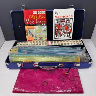 Vintage American Mah Jongg Complete Set 