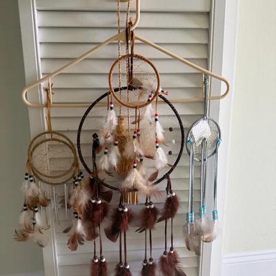 Assorted Dreamcatchers Lot – Handcrafted Feathers & Beads (Multiple Sizes