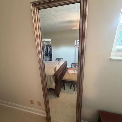 Tall Framed Floor Mirror