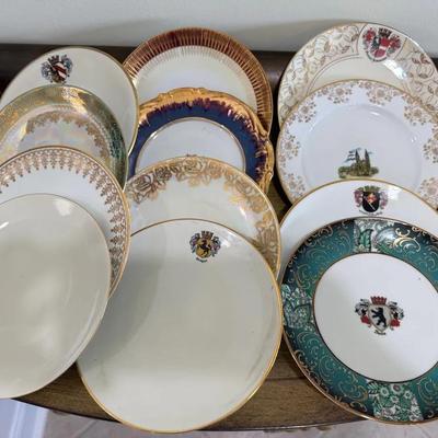 Assorted German Souvenir Porcelain Plates Bavaria & Cities Lot