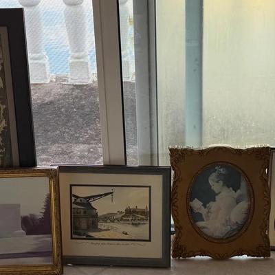 Group Lot of Framed Decorative Art Prints and Religious Wall Art