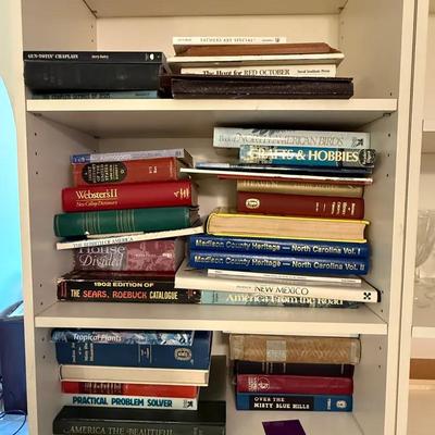 Large Mixed Lot of Vintage & Hardcover Books Including Sears Roebuck Catalog, Reference, History, Tr