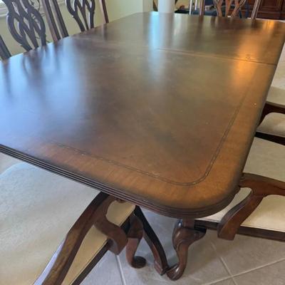 Traditional Wood Dining Room Set with Table, Chairs, China Cabinet, buffet & Sideboard