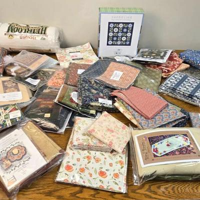 Sewing Fabric Goods; Appliques, Quilting, Fabrics, Kits 